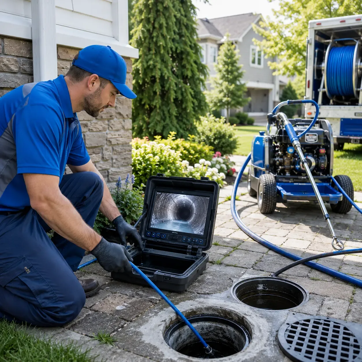 Outdoor drain cleaning professionals serving Hubbard, IA